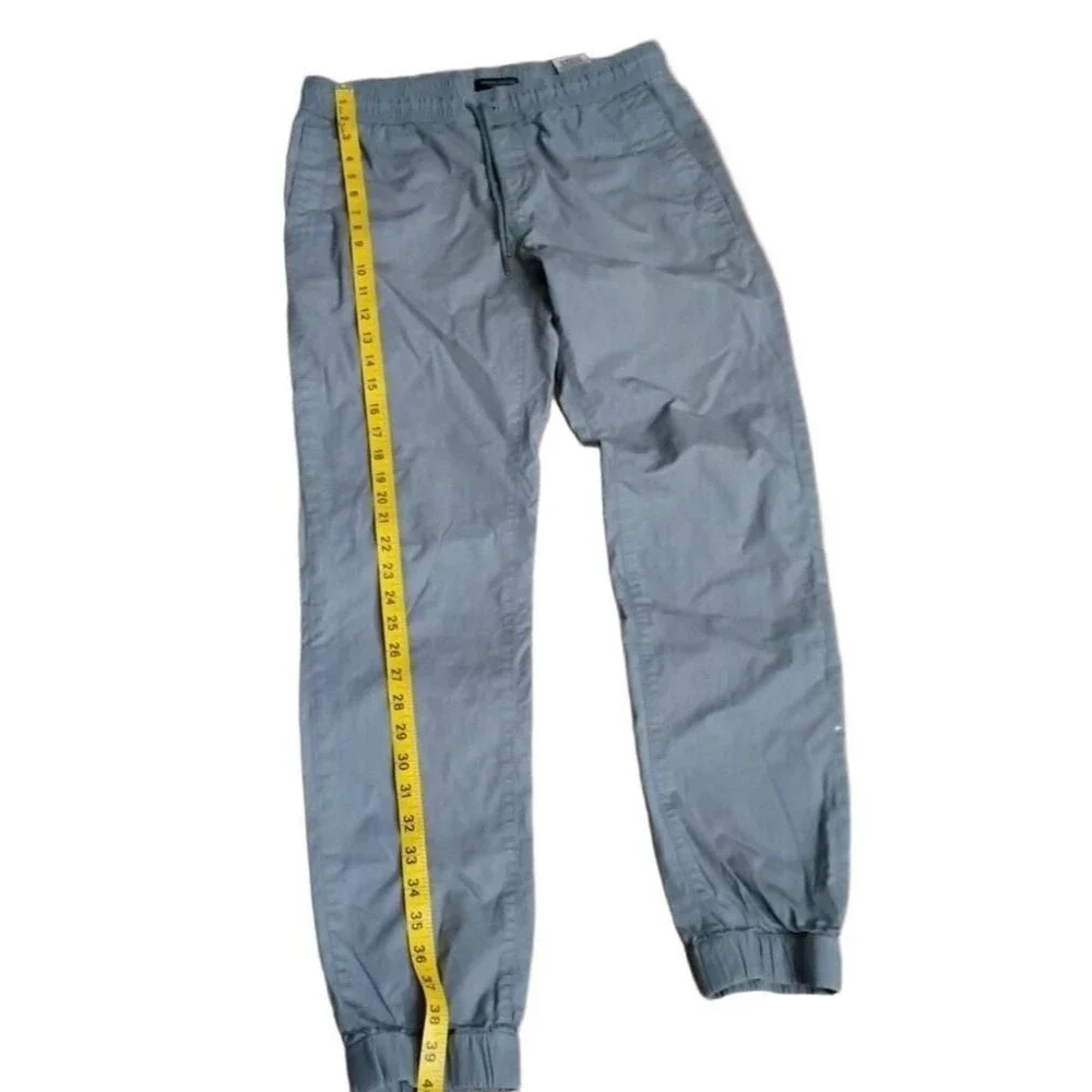 Banana Republic Aiden Pant Gray Drawstring Jogger Pants Size 31x32